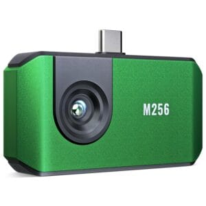 M256 Thermal Imager, 512x384 TISR Resolution, 256x192 IR Resolution Thermal Imaging Camera with 3D Analysis, 25Hz Refresh Rate, -4°F~842°F Temp...