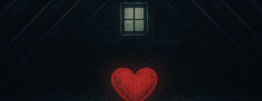 Illustration of The Attic Has a Heartbeat: A Spooky Short Story of Unease