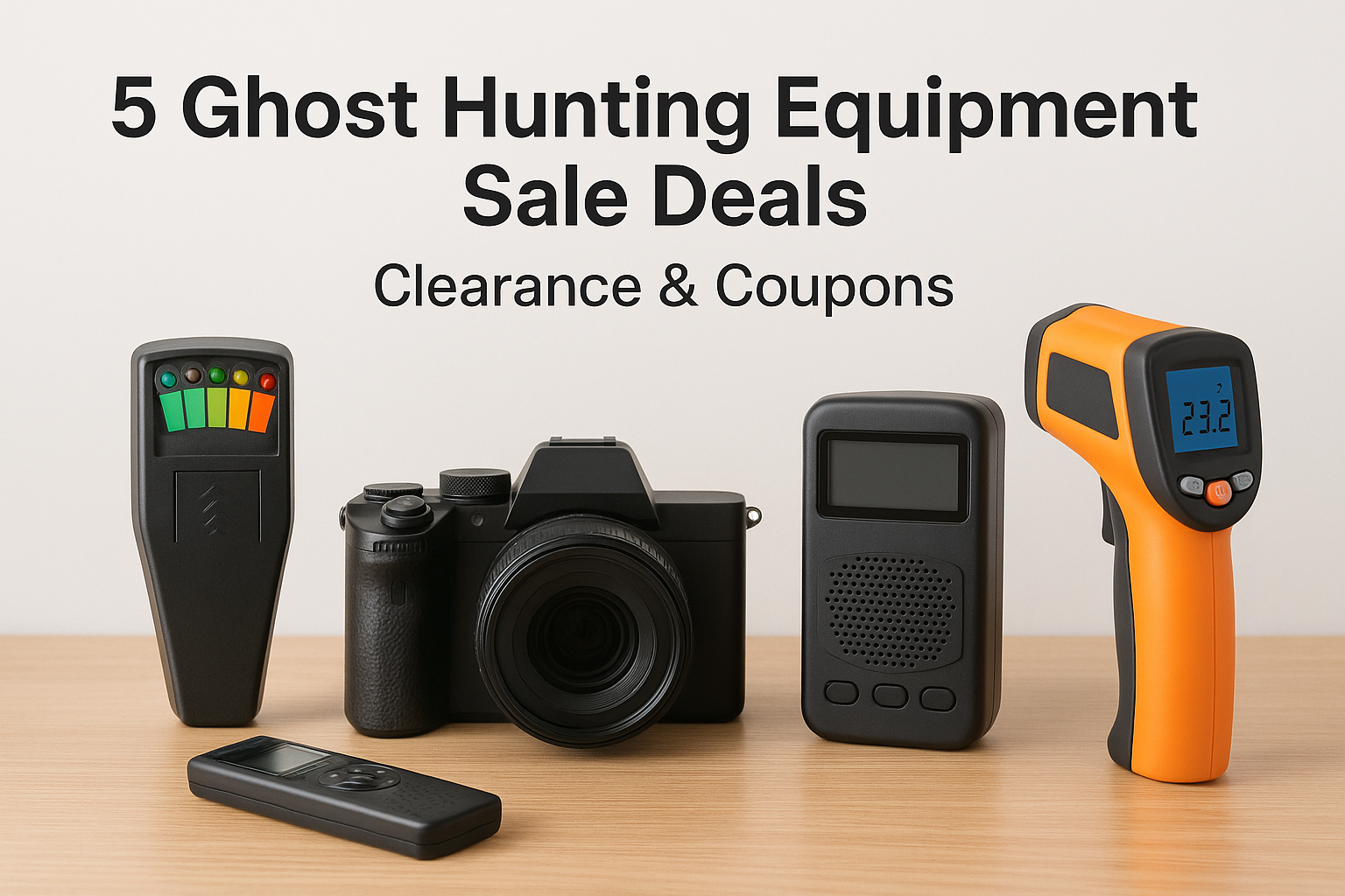 5 Ghost Hunting Equipment Sale Deals: Clearance & Coupons