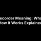 EVP Recorder Meaning: What It Is, How It Works Explained