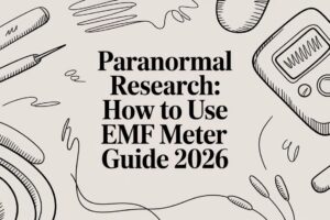 Paranormal research guide showing how to use an EMF meter