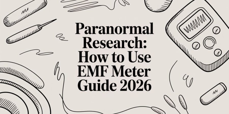Paranormal research guide showing how to use an EMF meter