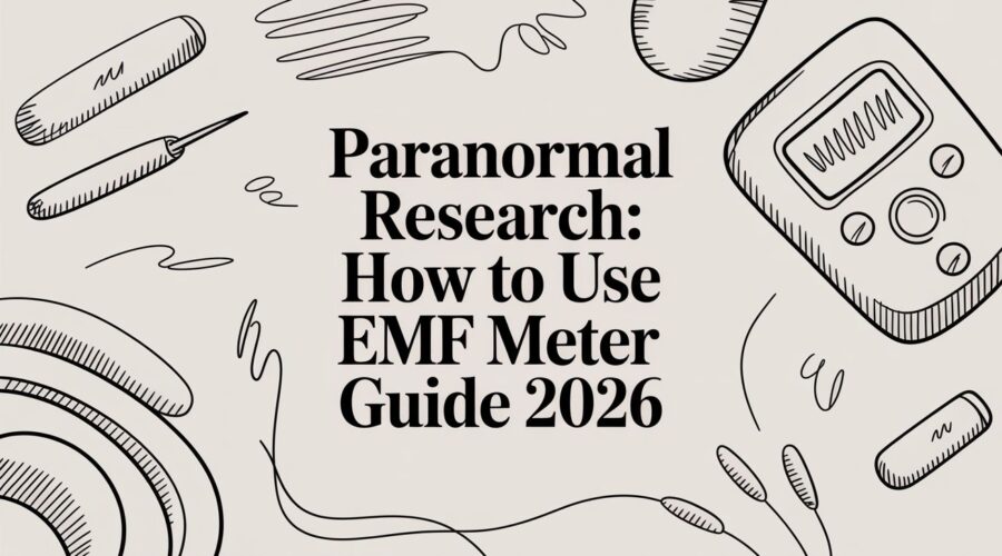 Paranormal research guide showing how to use an EMF meter