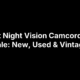 5 Best Night Vision Camcorder for Sale: New, Used & Vintage