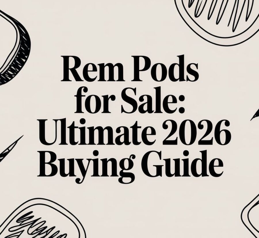 Illustrated rem pods for sale with labeled features and pricing details