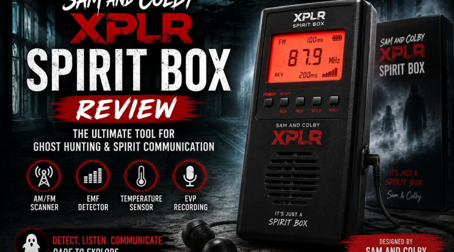 XPLR Spirit Box used for ghost hunting and spirit communication