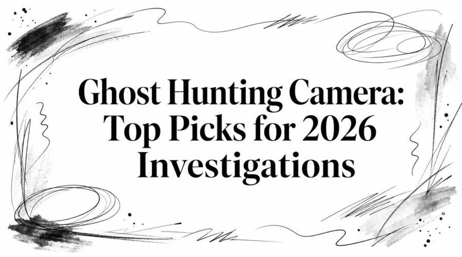 Title graphic for ghost hunting cameras in 2026 paranormal investigations
