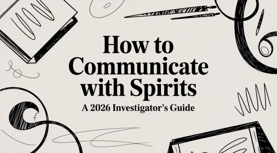 Occult guide cover on communicating with spirits for investigators