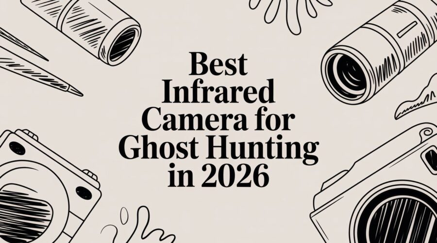 Illustration of an infrared camera used for ghost hunting