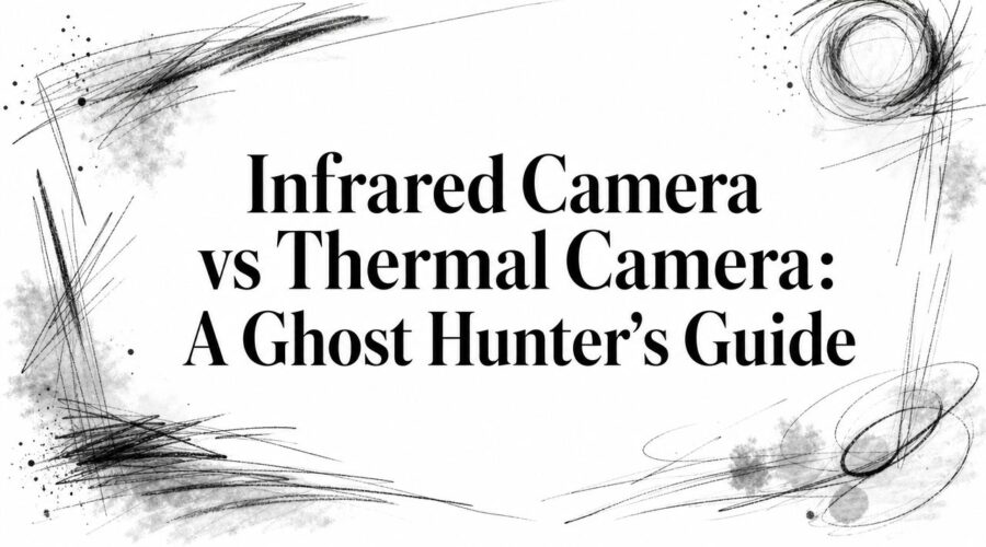 Comparison graphic of infrared and thermal cameras for ghost hunting