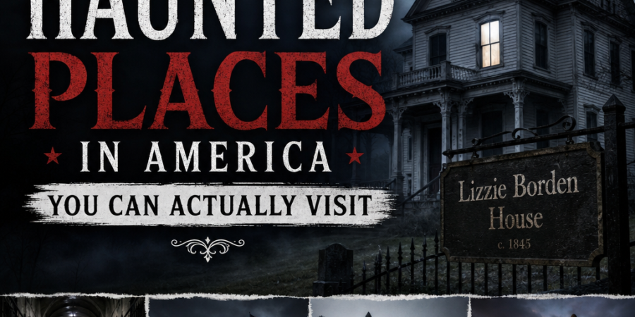 Illustration of Most Haunted Places in America You Can Actually Visit