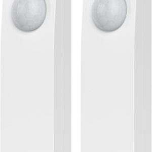 White THIRDREALITY Zigbee motion sensors for home security, shown as a 2-pack.