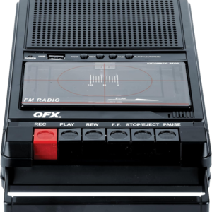 QFX Retro-39BT Cassette Player and Recorder for EVP Recording and Paranormal Investigations
