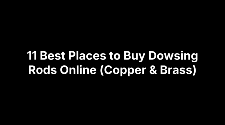 List of 11 online stores selling copper and brass dowsing rods