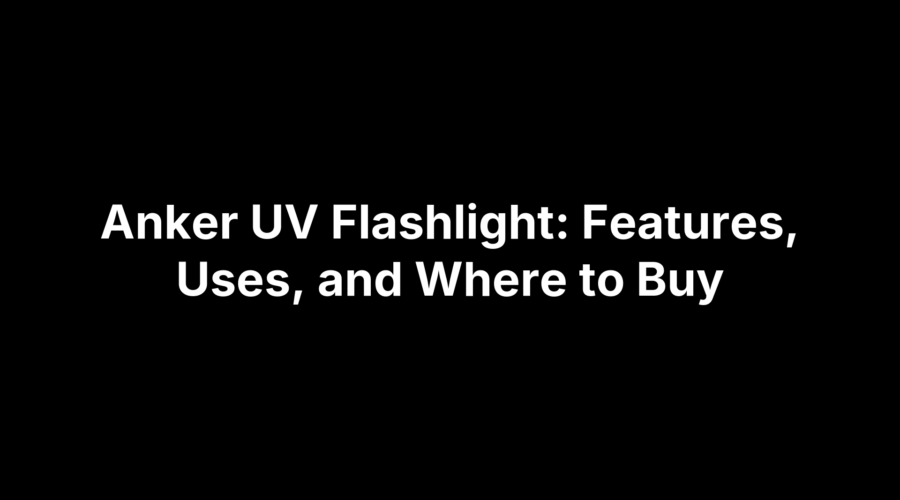 Anker UV flashlight product image