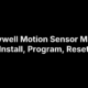 Honeywell Motion Sensor Manual: Install, Program, Reset