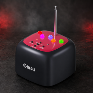 Gift4U ghost hunting EMF temperature detector with antenna and LED controls