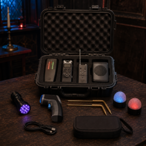 Tavcoony 11-piece ghost hunting kit with EMF meter, EVP recorder and investigation tools