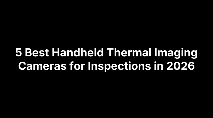 Graphic reading: 5 best handheld thermal imaging cameras for inspections in 2026