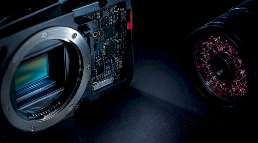 Partial infrared sensor and illuminator setup