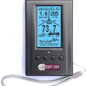 GQ EMF-390 handheld multi-field meter with digital readings