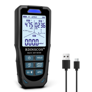 RDINSCOS rechargeable 3-in-1 EMF detector